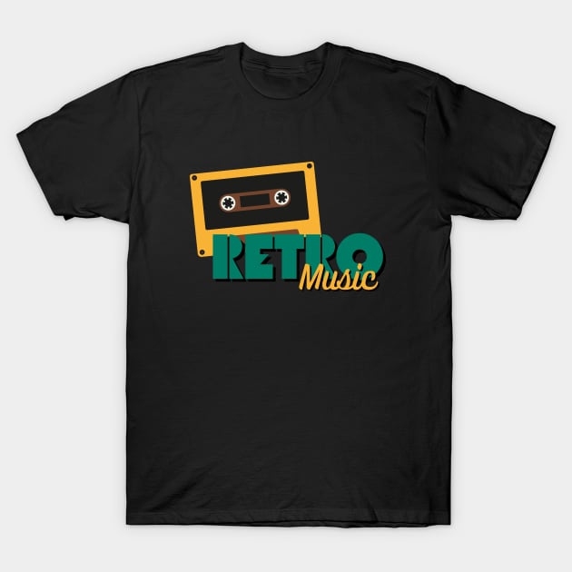 Retro Music T-Shirt by FullOnNostalgia